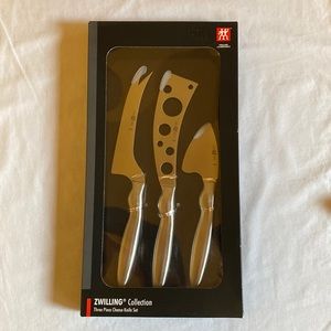 Zwilling J.A. Henckels three piece cheese knife set